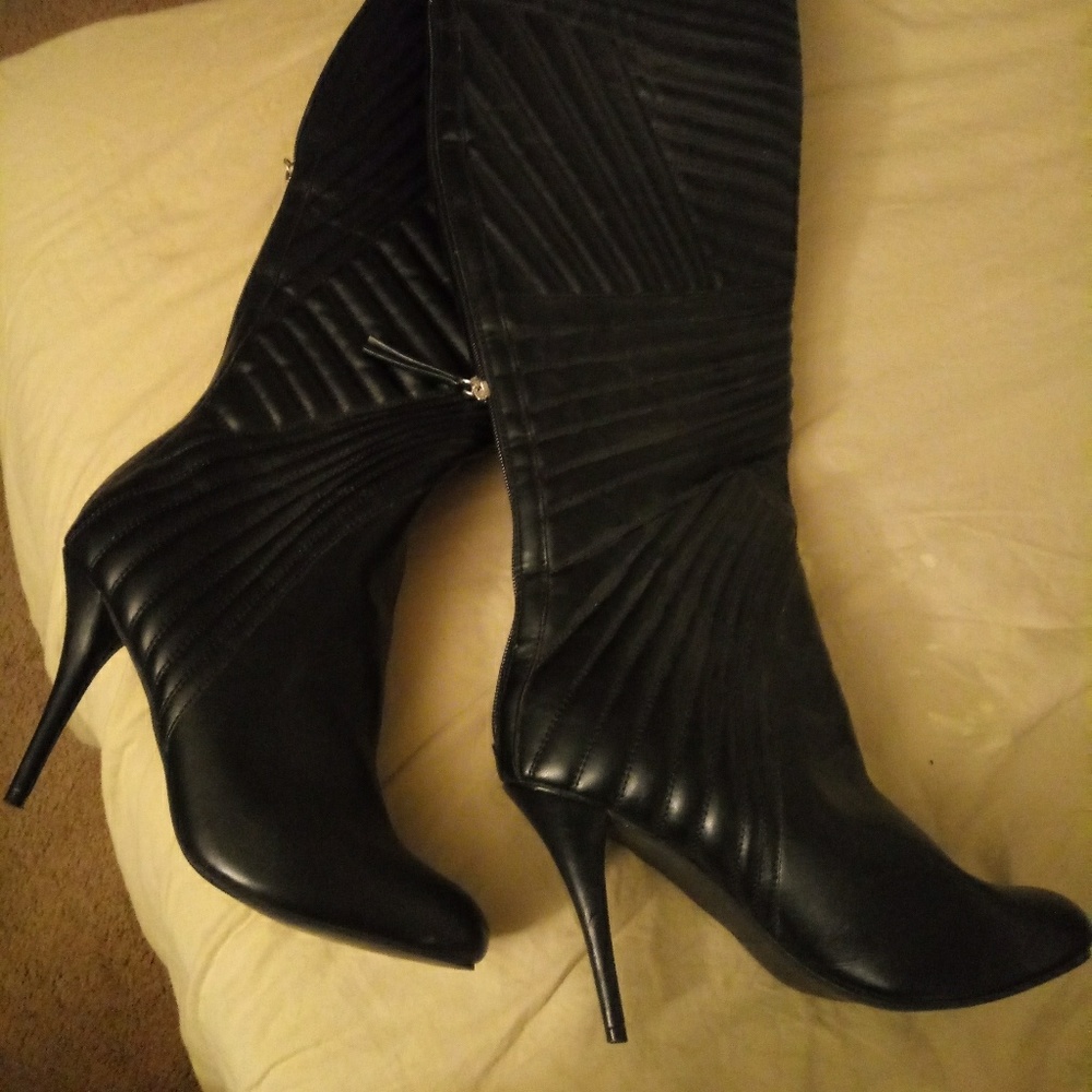 Leather boots